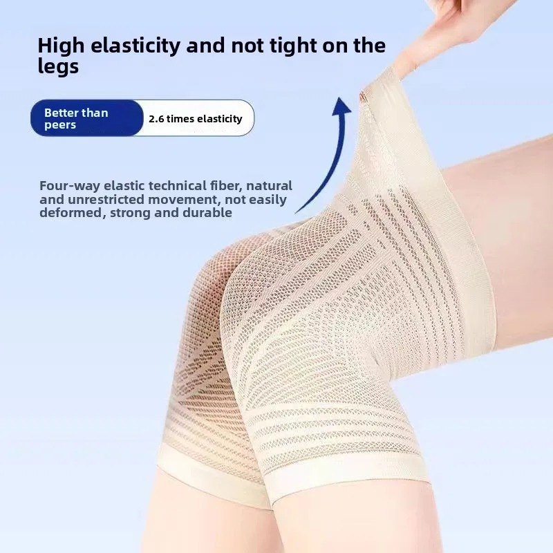 薄型通気性圧縮膝スリーブ滑り止め夏用エアコン膝ラップ関節サポ - Knee Sleeve Pair のレビューと価格