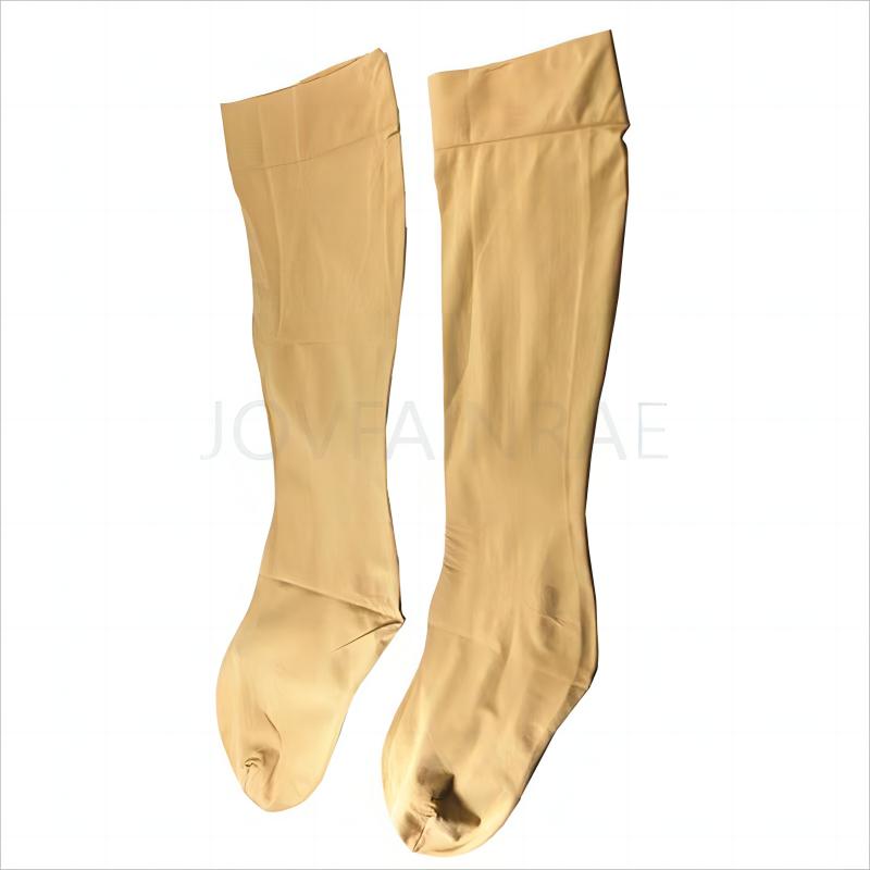 6 個の補綴靴下ふくらはぎスリーブ脚膝下ソフト快適なカバーラ - Knee Sleeve Pair のレビューと価格