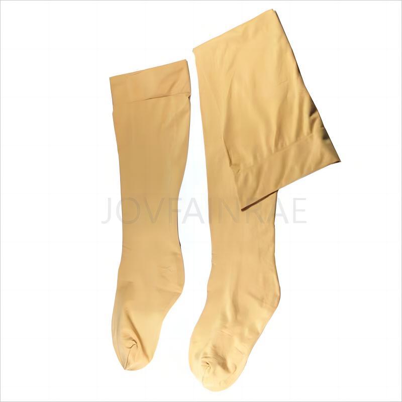 6 個の補綴靴下ふくらはぎスリーブ脚膝下ソフト快適なカバーラ - Knee Sleeve Pair のレビューと価格