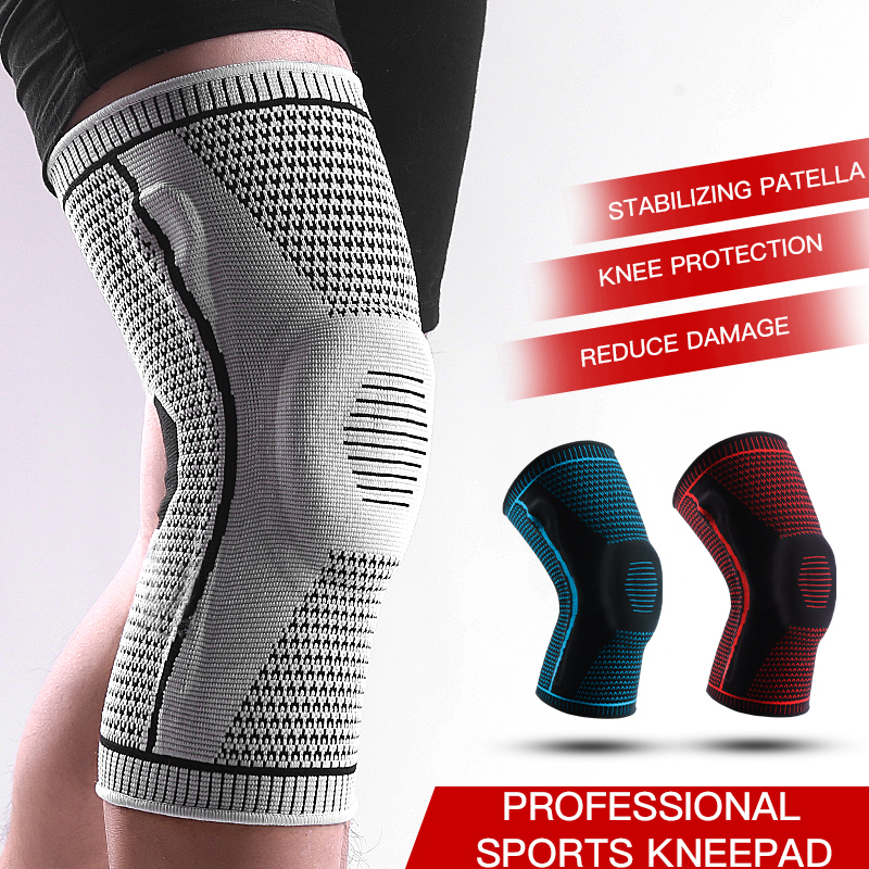 膝蓋骨ゲルパッドスタビライザー付き滑り止め膝サポートブレース - Knee Sleeve Pair のレビューと価格