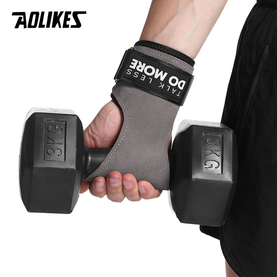 Aolikes-牛革フィットネスグローブ、ウェイトリフティン - Crossfit Workout With Equipment のレビューと価格