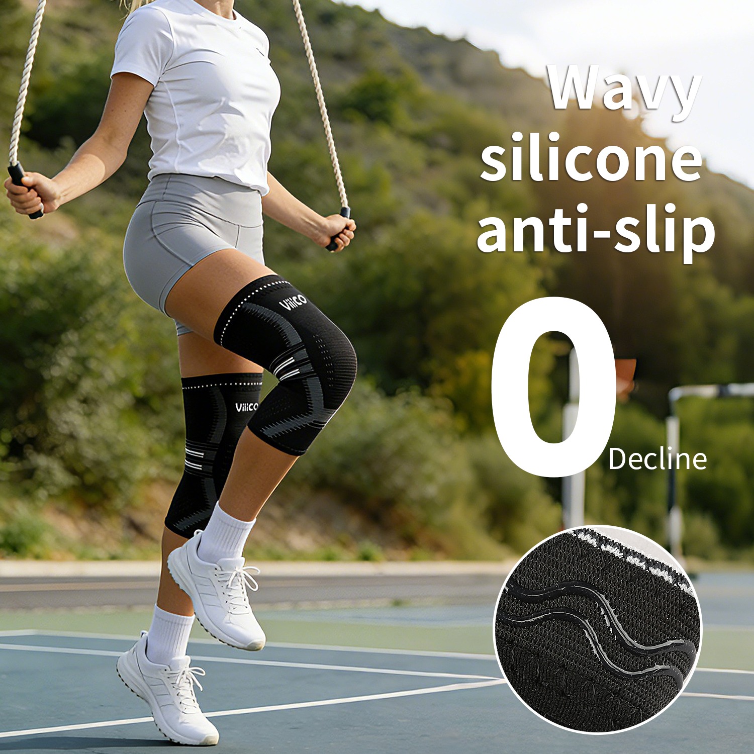 1個入り膝サポーター 男女兼用 - ランニング、ジム、スポー - Knee Sleeve Pair のレビューと価格